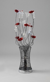 Rouge Aluminium Crystal Table Lamps Diyas Home Armed Table Lamps Rouge Aluminium Crystal Table Lamps Diyas Home Armed Table Lamps